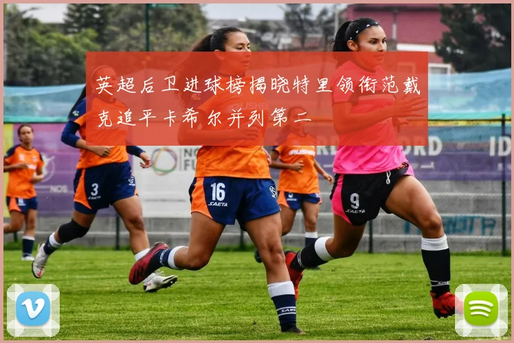 英超后卫进球榜揭晓特里领衔范戴克追平卡希尔并列第二
